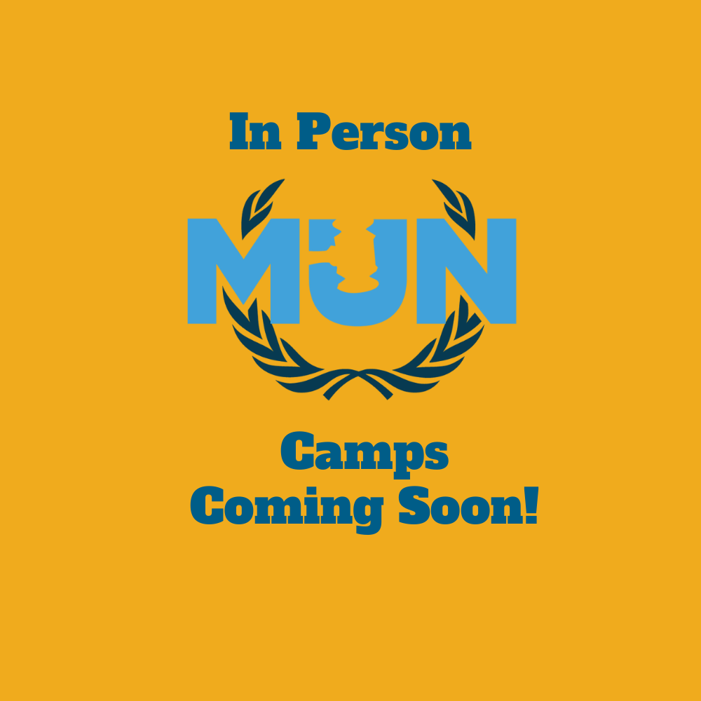 In person MUN Camp registration notice